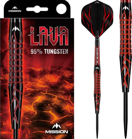 Mission Lava 95% - Dartpijlen 24 Gram van Mission