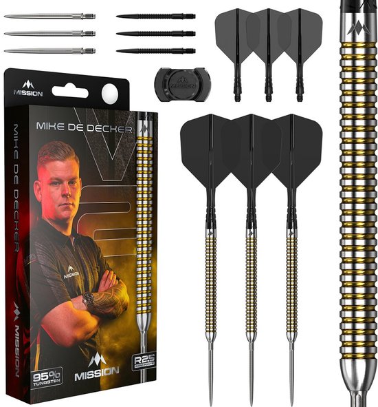 Mission Mike de Decker V2 Rapid Point 95% - Dartpijlen