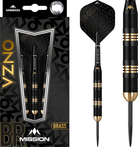 Mission Onza M1 Brass - Dartpijlen van Mission