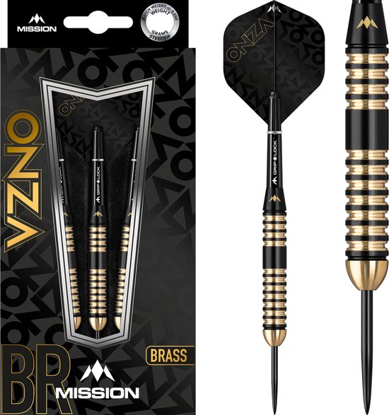 Mission Onza M4 Brass - Dartpijlen van Mission