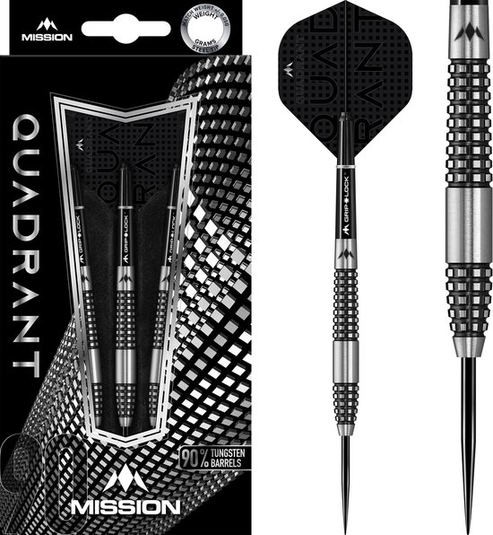 Mission Quadrant M2 90% - Dartpijlen - 24 Gram van Mission