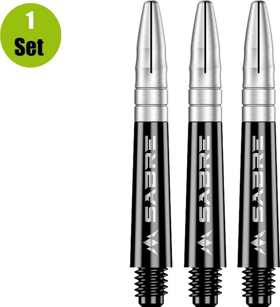 Mission Sabre Shafts Zwart - Zilveren Top - Short van Mission