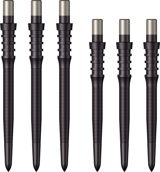 Mission Sniper Micro Grip Replacement Dartpunten Zwart - 32 mm van Merkloos