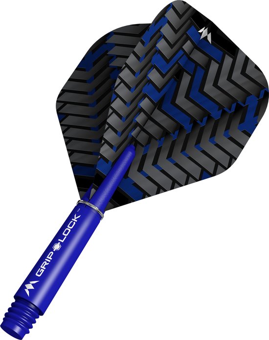 Mission Vex NO2 Black & Blue - Dart Flights van Mission