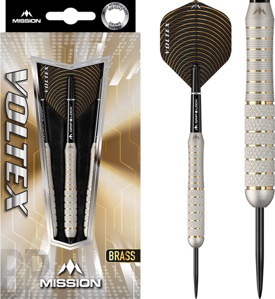Mission Voltex M1 Brass - Dartpijlen van Mission