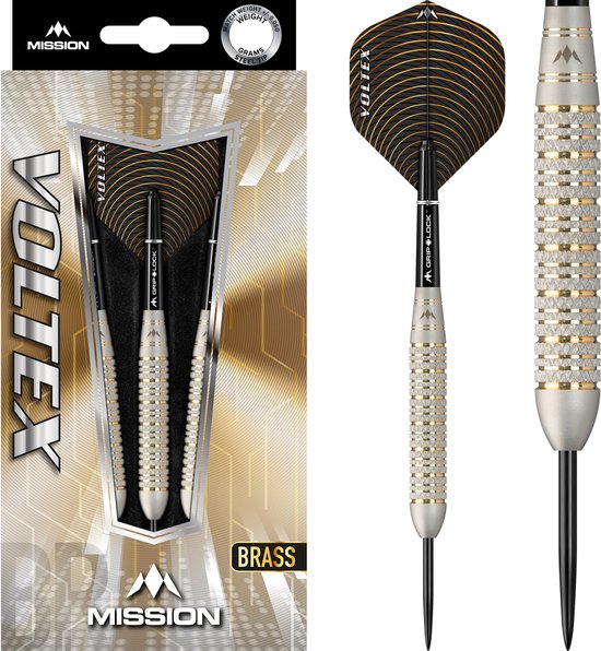 Mission Voltex M2 Brass - Dartpijlen van Mission