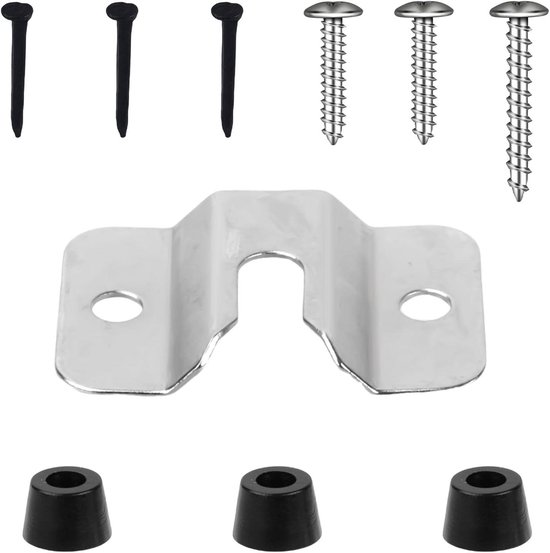 Montagebeugel Kit voor Dartbord Ophangen aan Muur, Inclusief Schroef Haak Set - Dart Games Accessoires van Merkloos