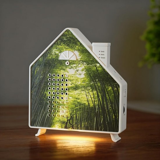 Natuurlijke Geluiden Box met Bewegingssensor, Nachtlamp en 8 Natuurgeluiden van Dragonfly Dreams