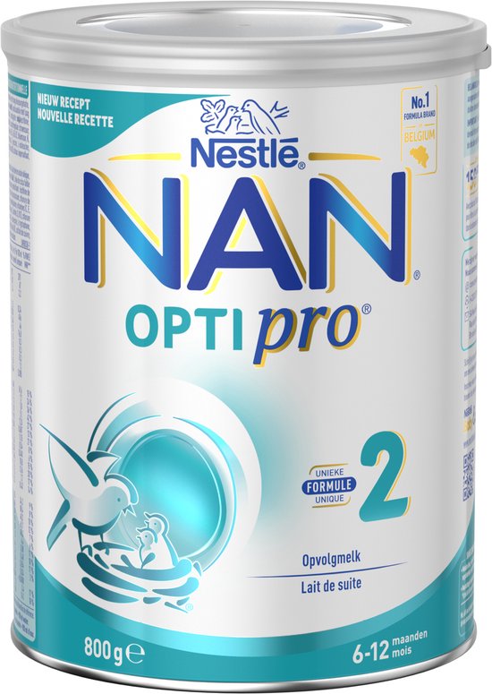 Nestlé - Nan Optipro 2 - Opvolgmelk vanaf 6 maanden - Flesvoeding Baby - 1 x 800 gr van NeS