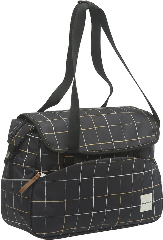 New Looxs Check Tosca Enkele Fietstas - 16 liter – Zwart van New Looxs