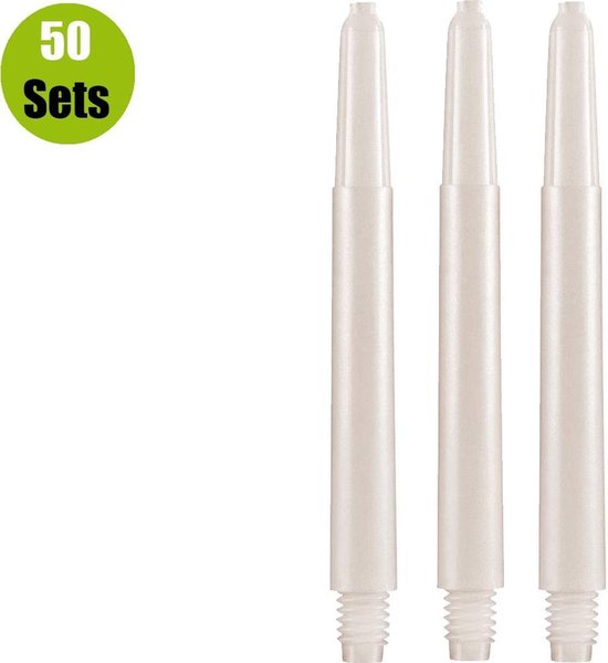 Nylon Dart Shafts - Naturel - Medium - (50 Sets) van Harrows
