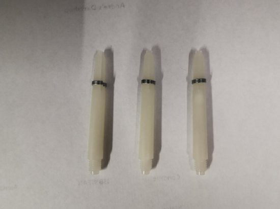 nylon shafts short naturel 10 sets van Harrows