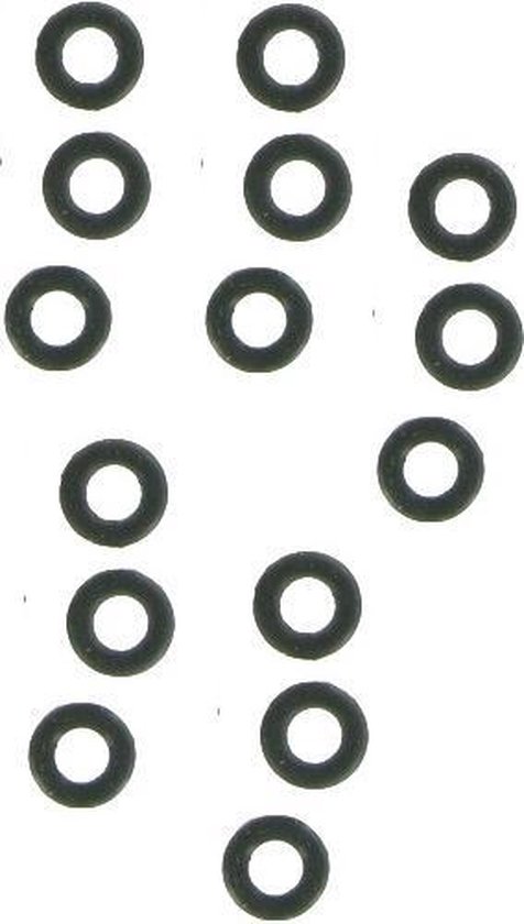 O rings Rubber 1000 pcs voor Aluminium Dartshafts van Harrows