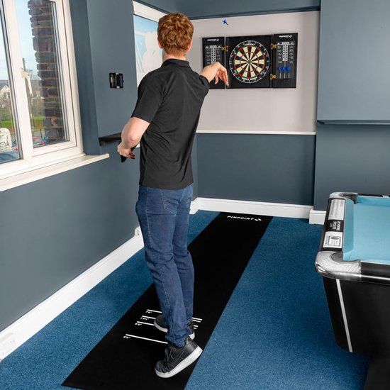 Oche Mat voor Darts - Zware Rubber Dartbord Mat met 4 Werplijnen en Antislip Ontwerp van Merkloos