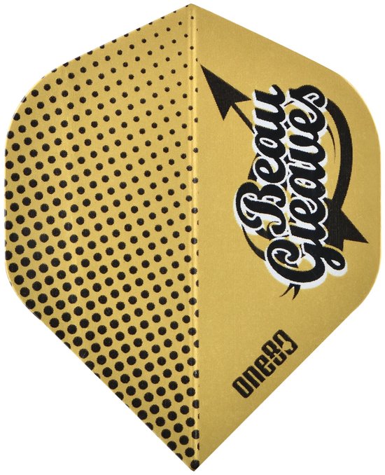 ONE80 Beau Greaves Std. Gold - Dart Flights van Merkloos