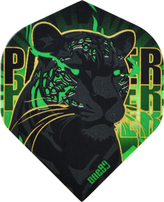 ONE80 Panther - Dart Flights van Merkloos