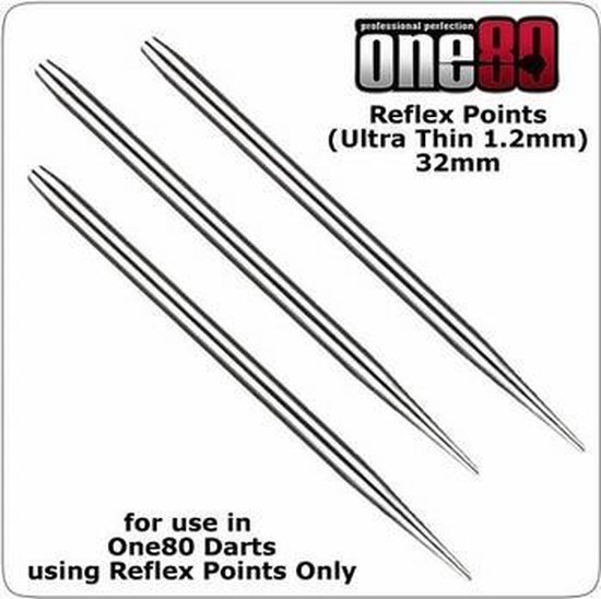 One80 Reflex Dart Points  Set Ã  3 stuks van ONE80