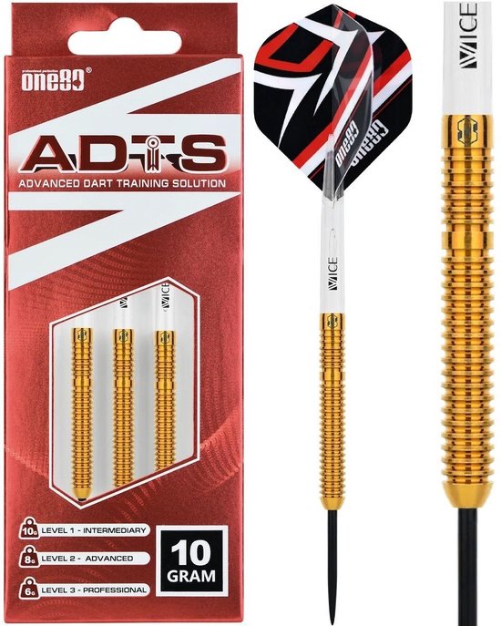 ONE80 Training Darts ADTS Brass - Dartpijlen
