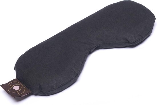 Oogkussen lavendel gevormd zwart eco - Lotus van Lotus