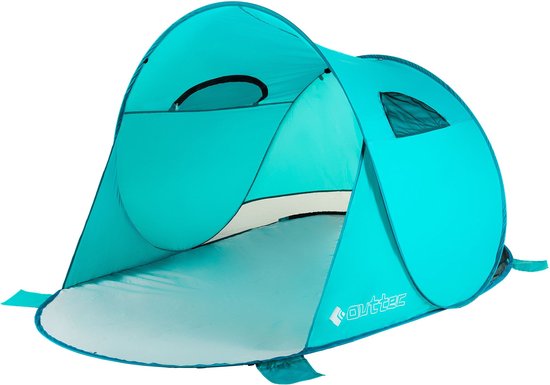 Outtec® Strandschelp met UV-Filter - Pop-up Tent - Strandzonwering - Windbescherming - Strandtent - voor Baby's, Kinderen en Volwassenen van Outtec