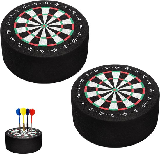 Pack van 2 Professionele Dart Houder en Stand voor Mini Dartbord - Stabiele Accessoires voor Thuis en Bar Dartspelers