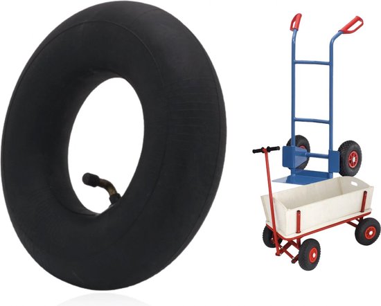 PD® - Binnenband 3.00-4 - Hoge Kwaliteit - 260 x 85 cm- Haaks ventiel - Binnenbanden Bolderkar - Binnenband Steekwagen - Binnenband Skelter van PD®