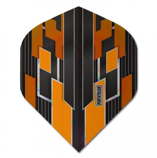 Pentathlon Gilded Orange - Dart Flights van Merkloos