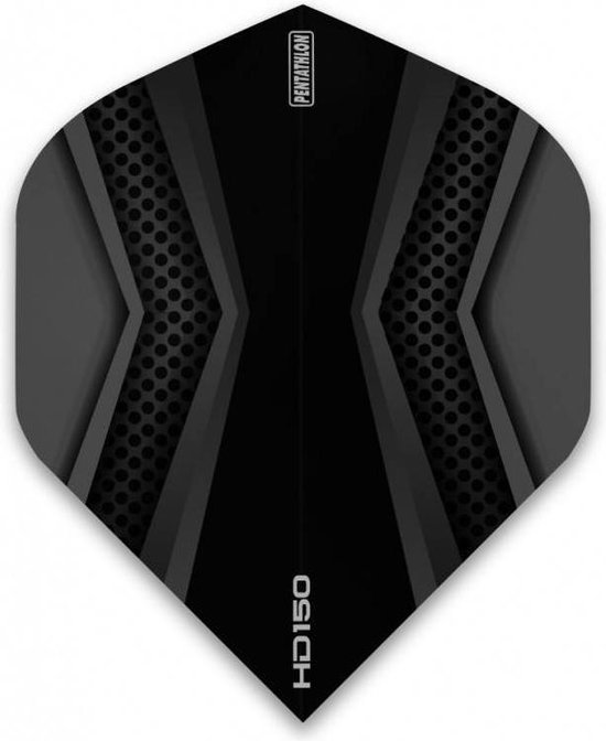 Pentathlon HD150 Black-Smoke - Dart Flights van Merkloos