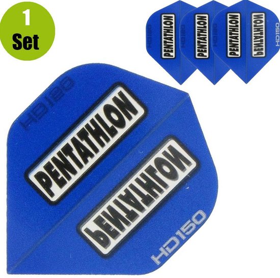 Pentathlon HD150 Dartflights - Blauw- () van Pentathlon
