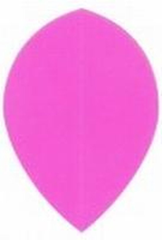 Poly Flights Pear Fluro Pink  Set Ã  3 stuks van Harrows
