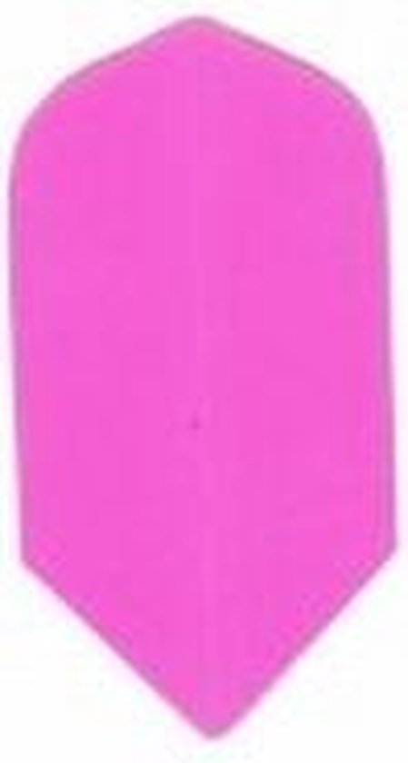 Poly Flights Slim Fluro Pink  Set Ã  3 stuks van Harrows