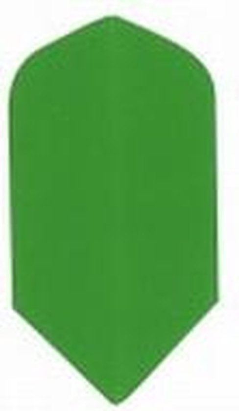 Poly Flights Slim Green  Set Ã  3 stuks van Harrows