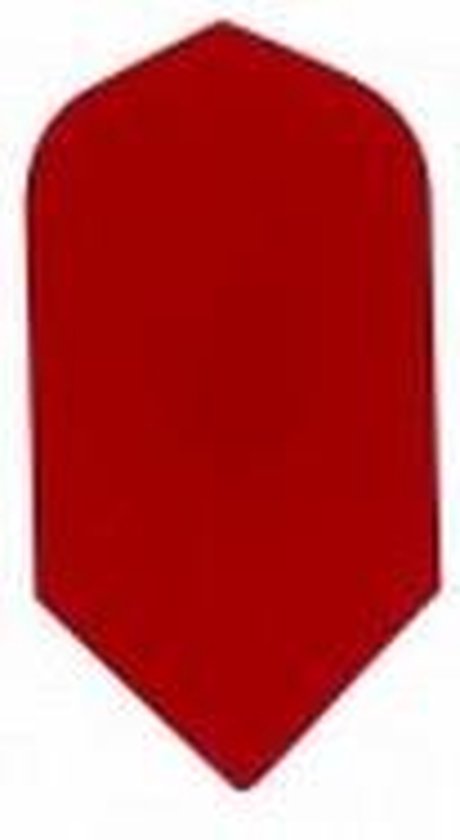 Poly Flights Slim Red  Set Ã  3 stuks van Harrows