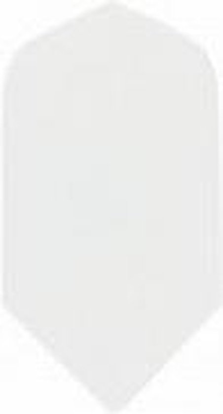 Poly Flights Slim White  Set Ã  3 stuks van Harrows