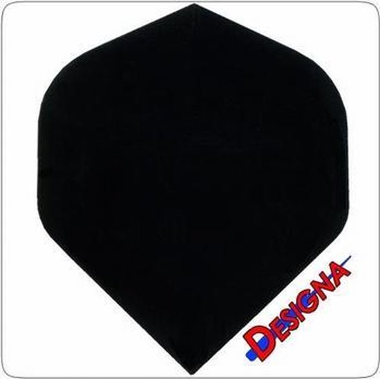 Poly Flights Standaard Black  Set Ã  3 stuks van Harrows