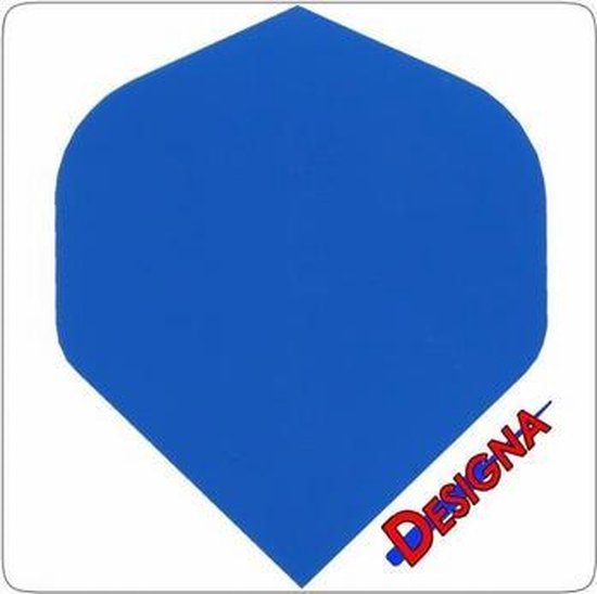 Poly Flights Standaard Blue  Set Ã  3 stuks van Harrows