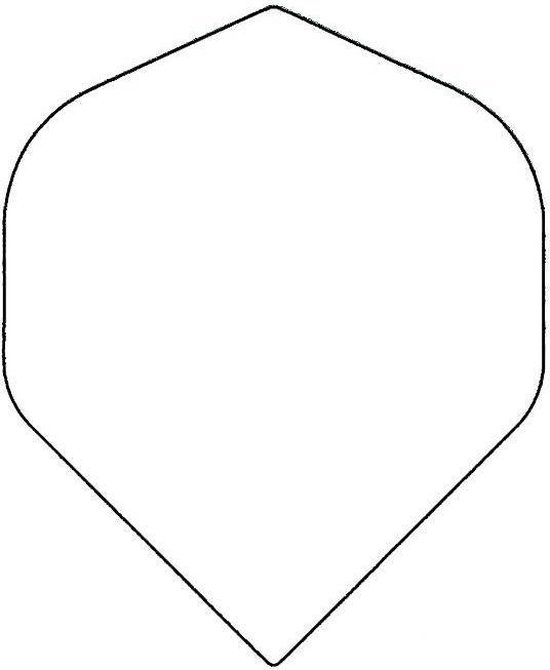Poly White - Dart Flights van Harrows