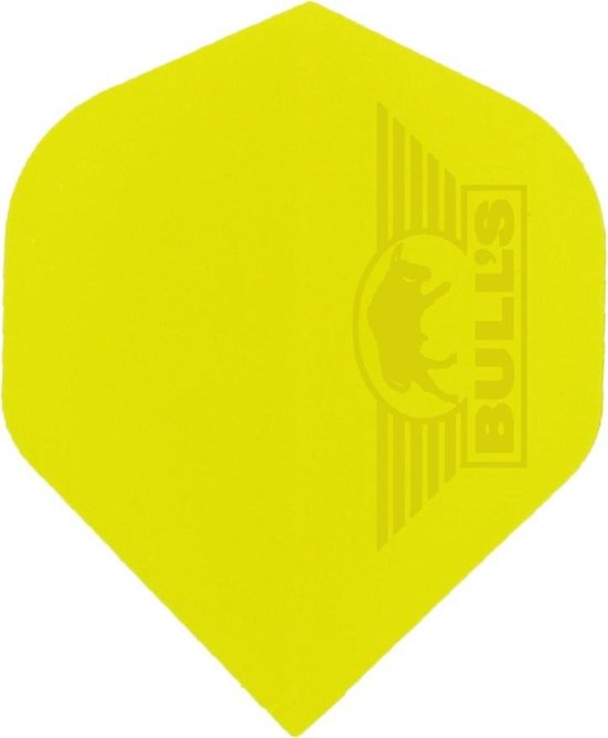 Poly Yellow - Dart Flights van Merkloos