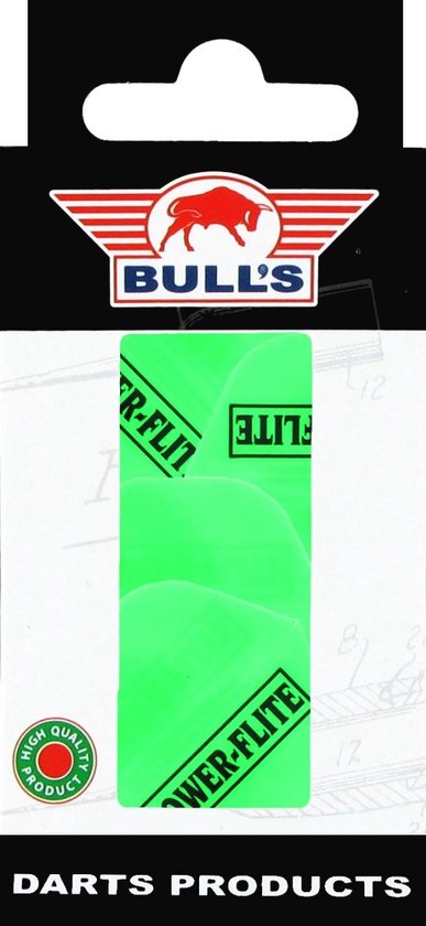 Powerflights Dartflights - Groen- (5 Sets) van Powerflite