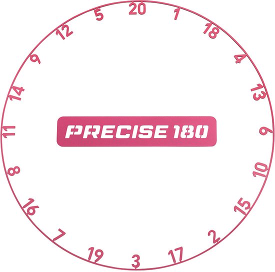 Precise180 Numberring Cyber Pink - Cijferring Dartbord van Merkloos