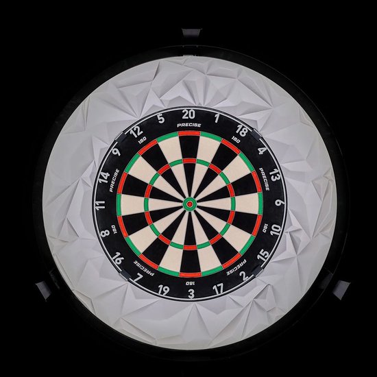 Precise180 Subterra Nordic Grey 3D - Dartbord Surround