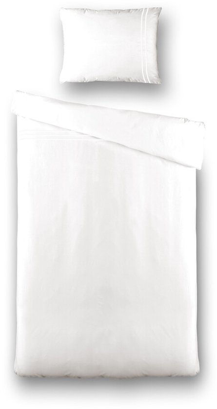 Presence Dekbedovertrek Egyptisch Katoen Uni - Wit - 140x260 van Présence.