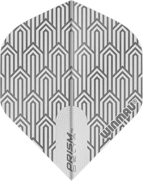 Prism Delta White - Dart Flights van Merkloos