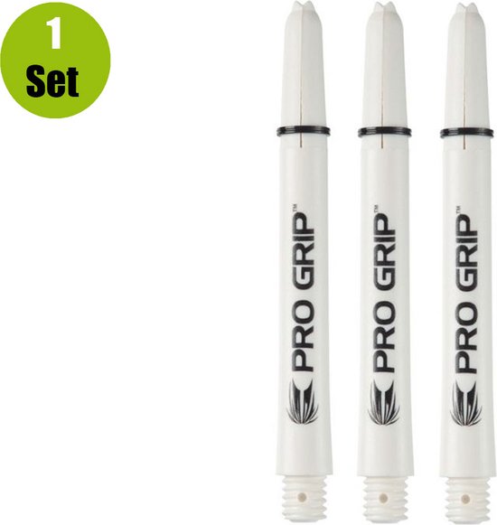 PRO GRIP WHITE MEDIUM dart shaft van Target