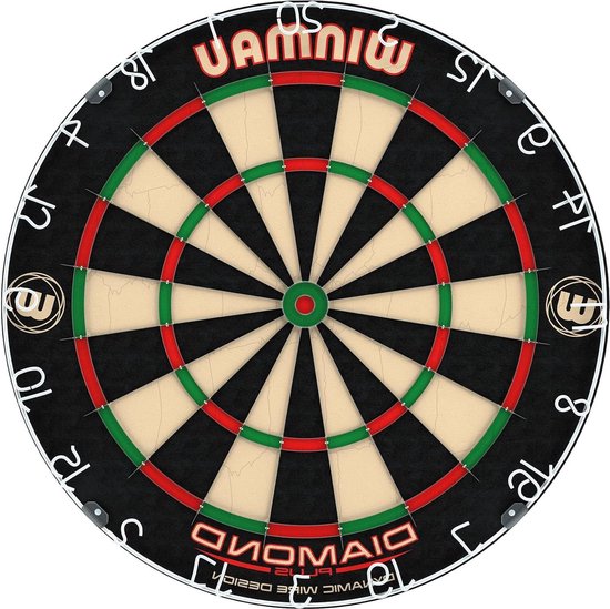 Professioneel Bristle Dartbord - Diamond Plus Technologie - Duurzaamheid en Kwaliteit van Winmau