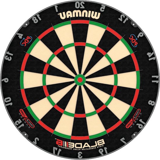 Professioneel Dartbord - Officiële Toernooispecificaties - Geschikt voor Competition