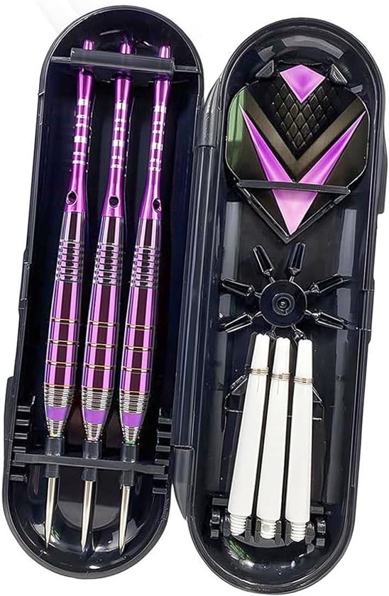 Professioneel Dartbord Set met 24g Darts en Accessoires - 3 Stuks | Inclusief Dart Case en Reserve Onderdelen van Winmau