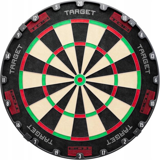 Professionele Dartbord TOR - Sisal, WDF Goedgekeurd