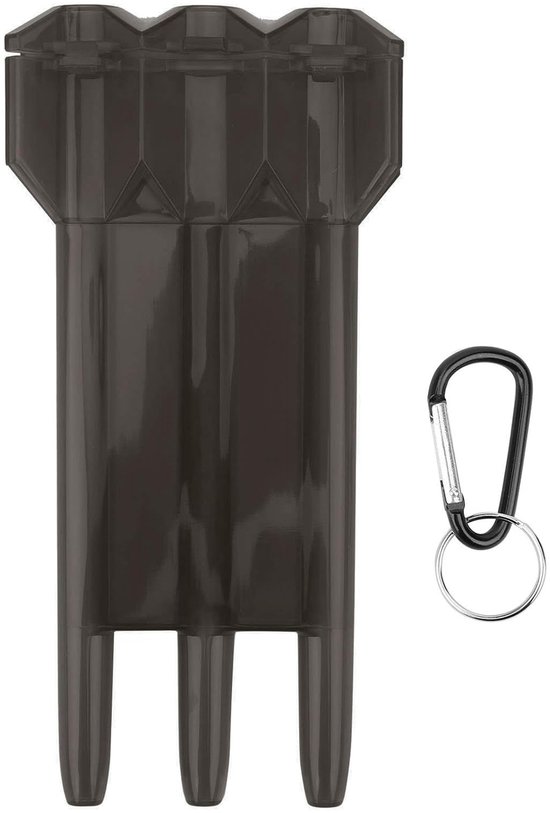 Professionele dartkoffer - Hoogwaardig en draagbaar - Voor alle darts - Zwart van Merkloos