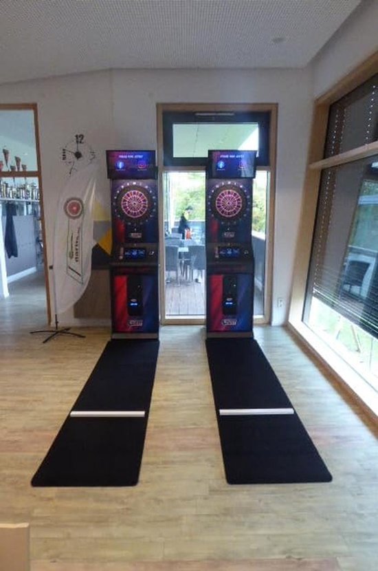 Professionele Dartmat met Verstelbare Werplijn 66x300 cm - Perfect voor Dartautomaten